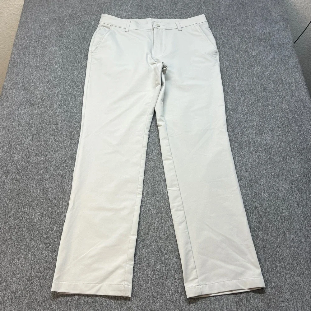 Under Armour Mens Golf‎ Pants Flat Front 34x32 Performance Trousers